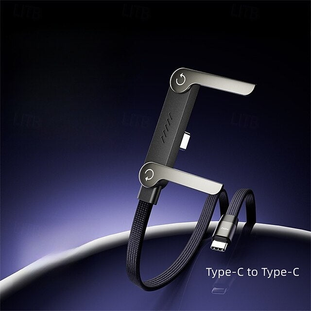 CABLE DE CARGA RÁPIDA 240W TIPO C CON SOPORTE | FLEXCHARG™