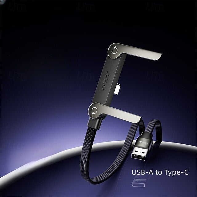 CABLE DE CARGA RÁPIDA 240W TIPO C CON SOPORTE | FLEXCHARG™